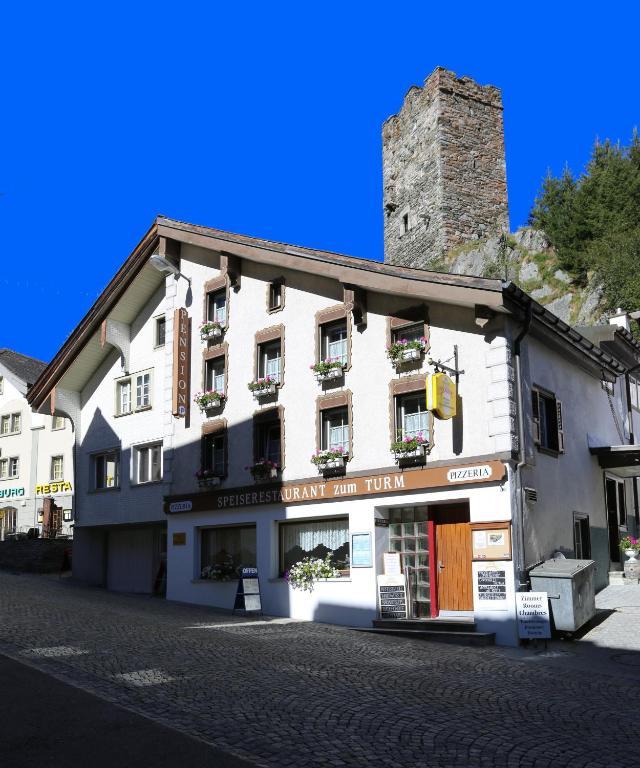 Gasthaus Pension Zum Turm Hospental Extérieur photo
