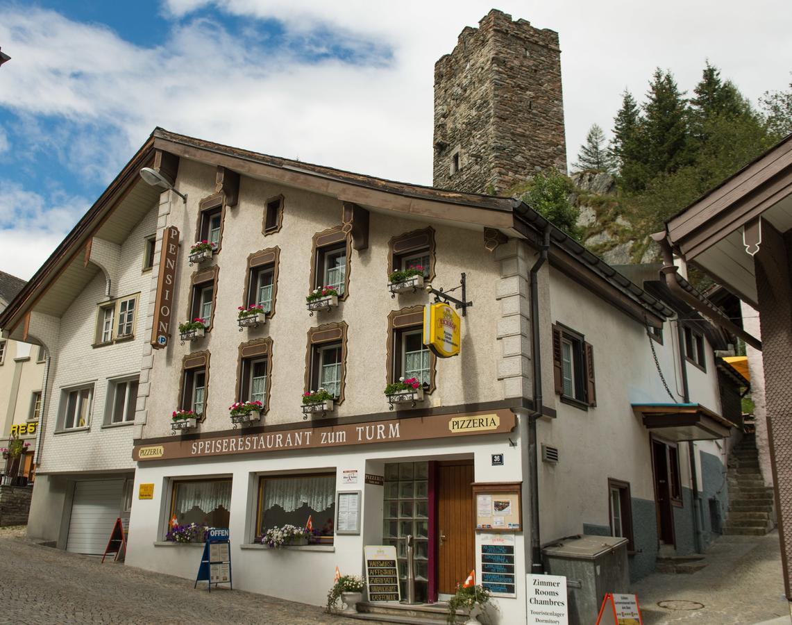 Gasthaus Pension Zum Turm Hospental Extérieur photo
